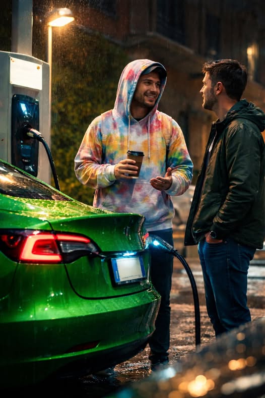 Tesla verde din ploaia&nbsp;vieții